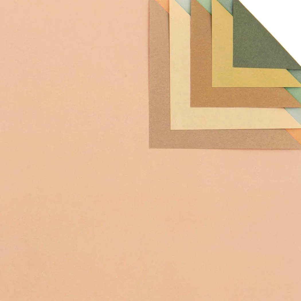 Origamipapper Duo Colour Earthy 15x15 cm 100 ark