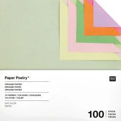 Origamipapper Duo Colour Pastel 15x15 cm 100 ark
