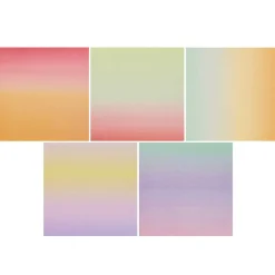 Origamipapper Linear Gradient 15x15 cm 100 ark