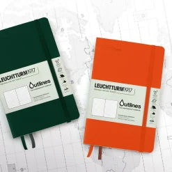 Outline Notebook B6 Walden Green Dotted