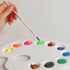 Oval Palett Hårdplast Liten