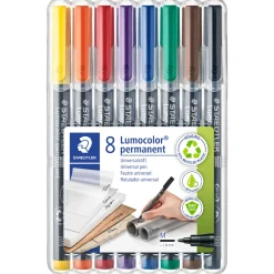 8-pack Lumocolor permanent Medium