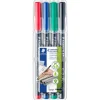 4-pack Lumocolor permanent Superfine