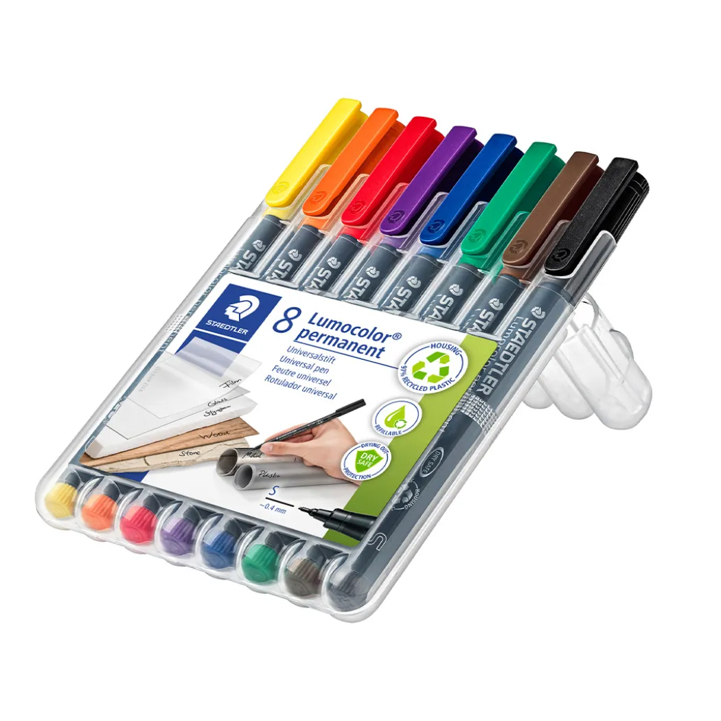 8-pack Lumocolor permanent Superfine