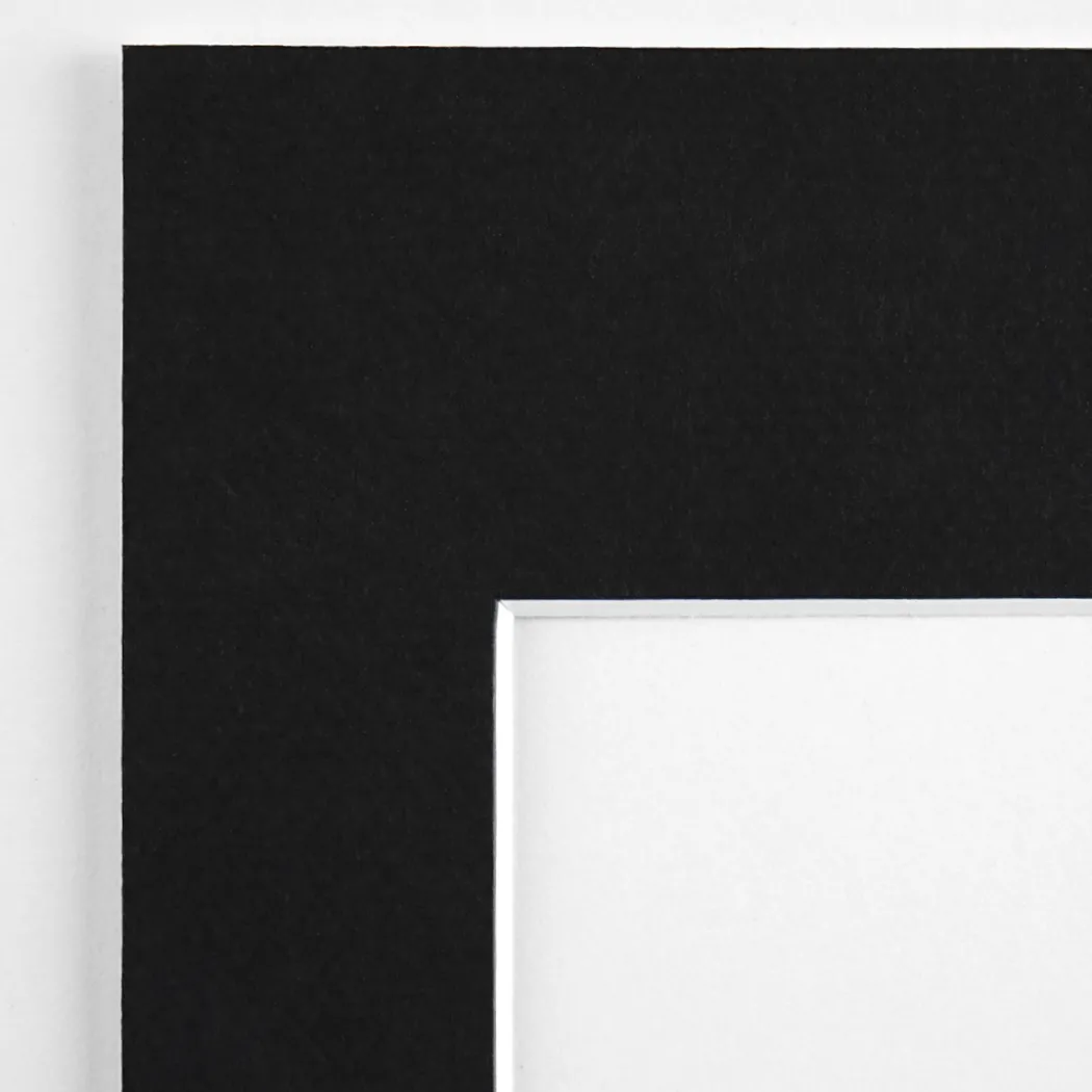 Passepartout Svart 50x70 cm