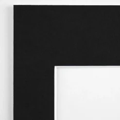 Passepartout Svart 18x24 cm