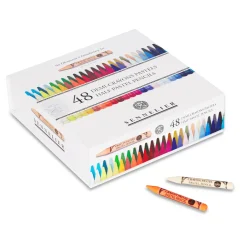 Pastellpennor korta 48-set