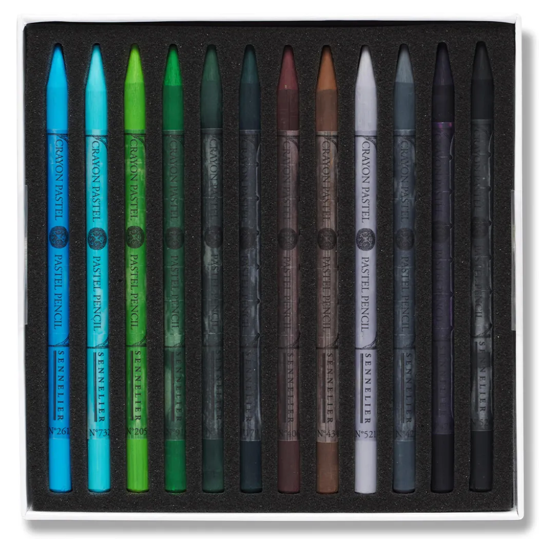 Pastellpennor 24-set