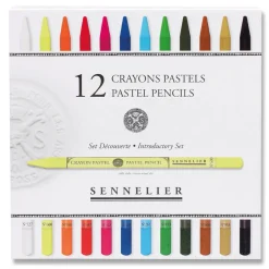 Pastellpennor 12-set + 12 tomma