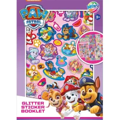 Paw Patrol Glitter-stickers 8 ark (3 år+)