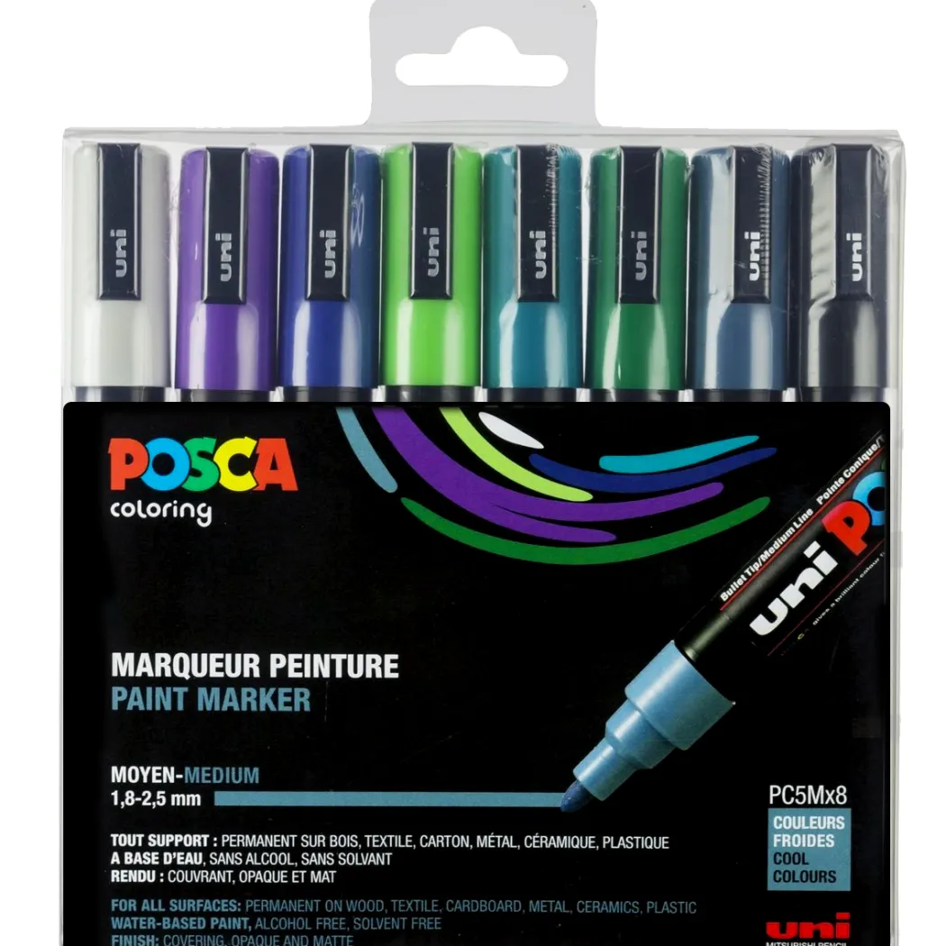 PC-5M Cool tones 8-set