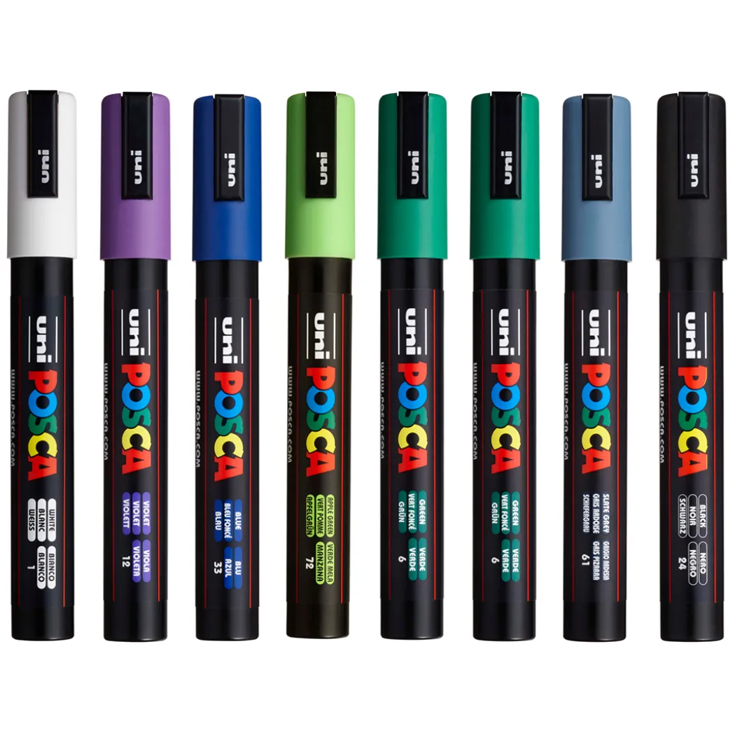 PC-5M Cool tones 8-set