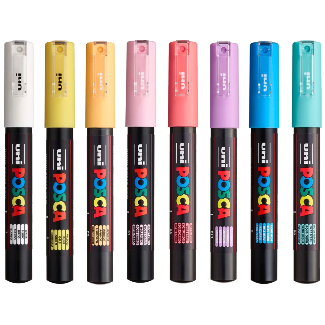 PC-1MC Soft Colours 8-set