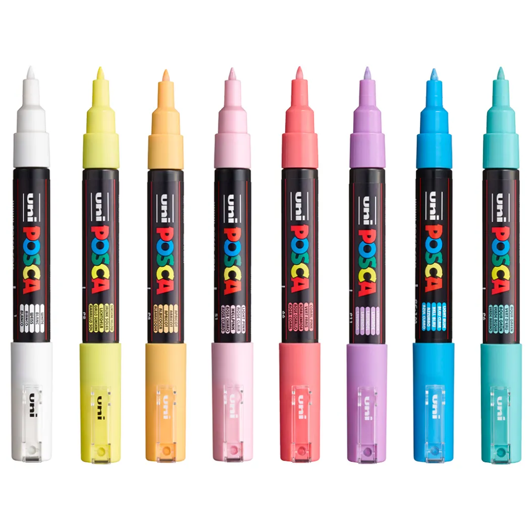 PC-1MC Soft Colours 8-set