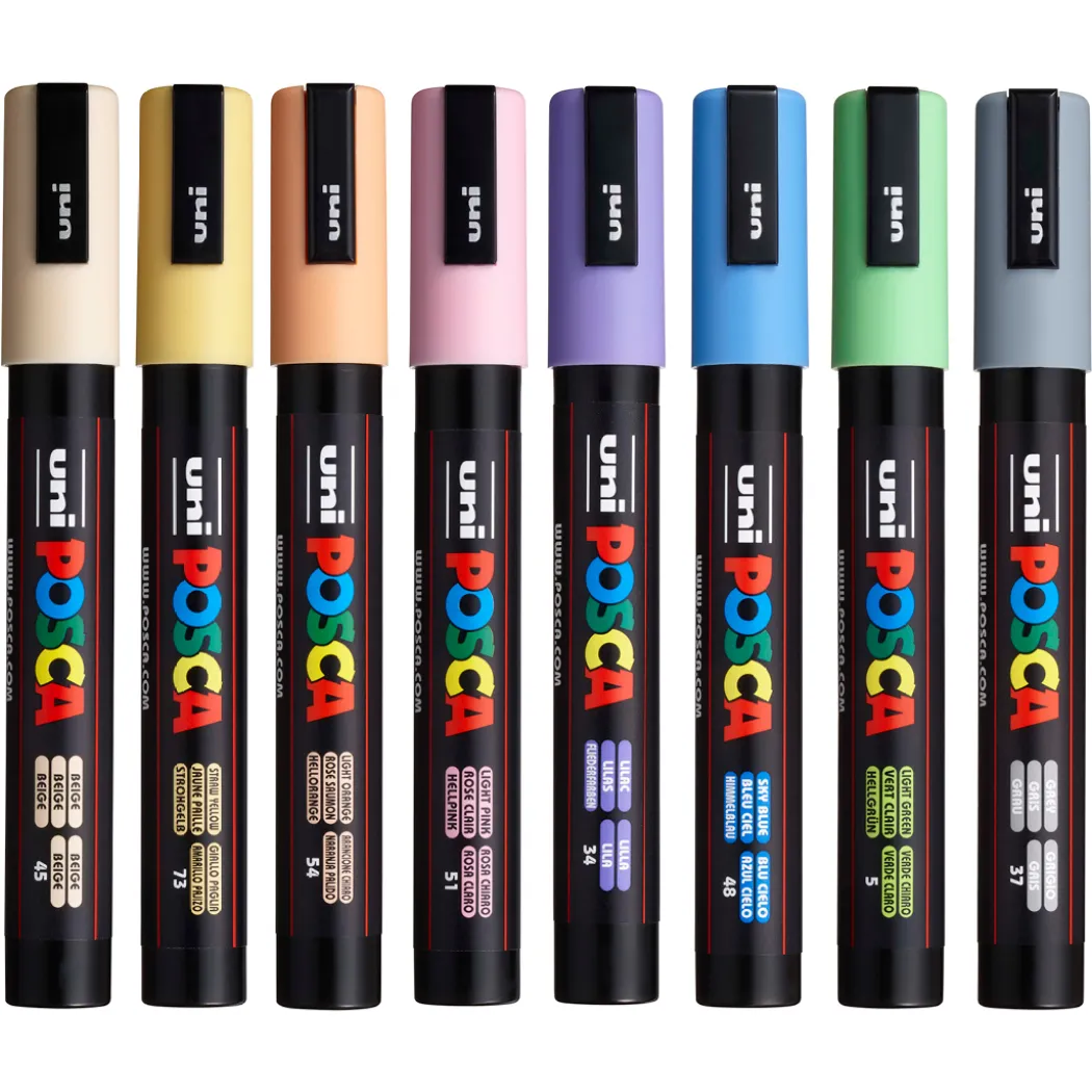 PC-5M Pastel 8-set