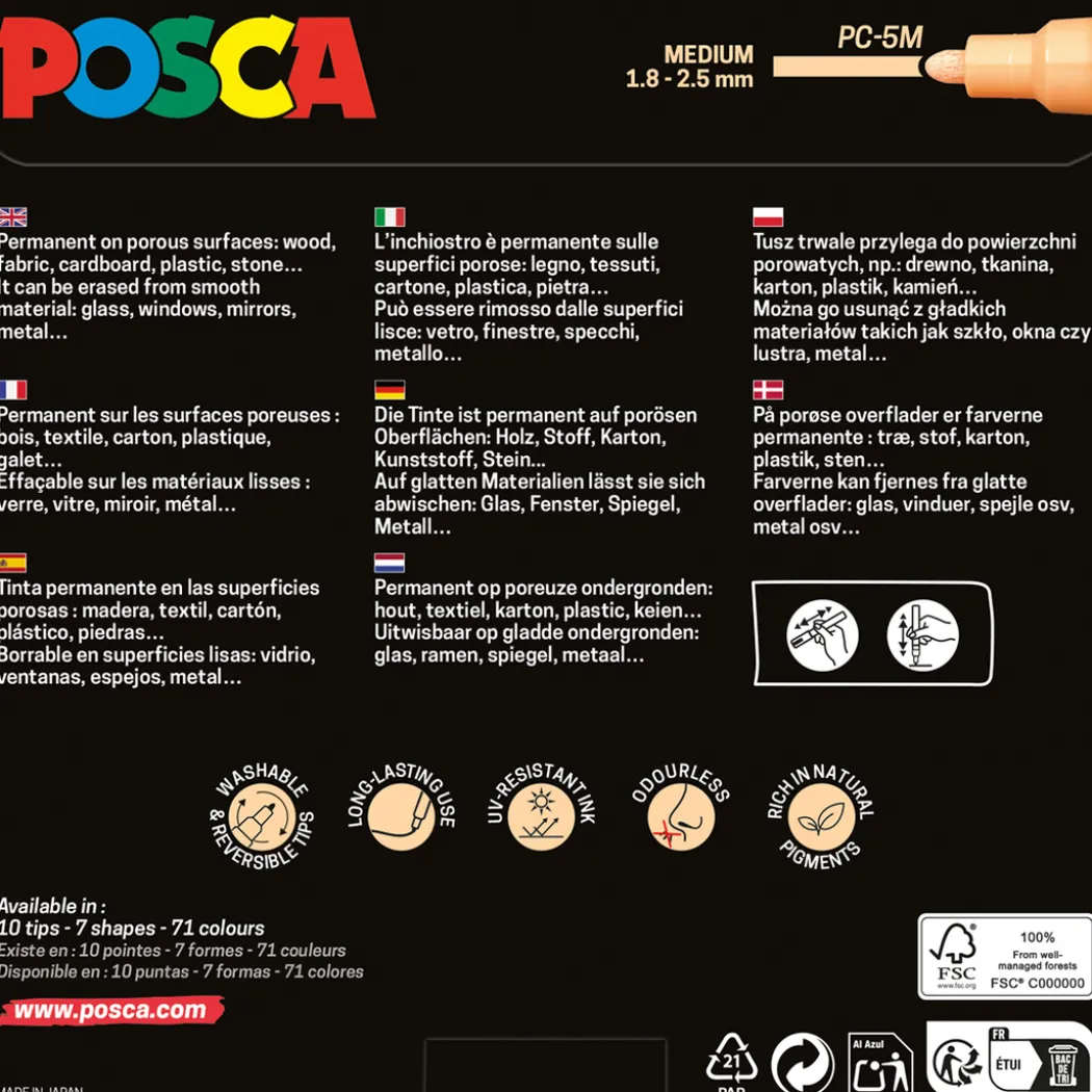 PC-5M Portrait Colours 8-set