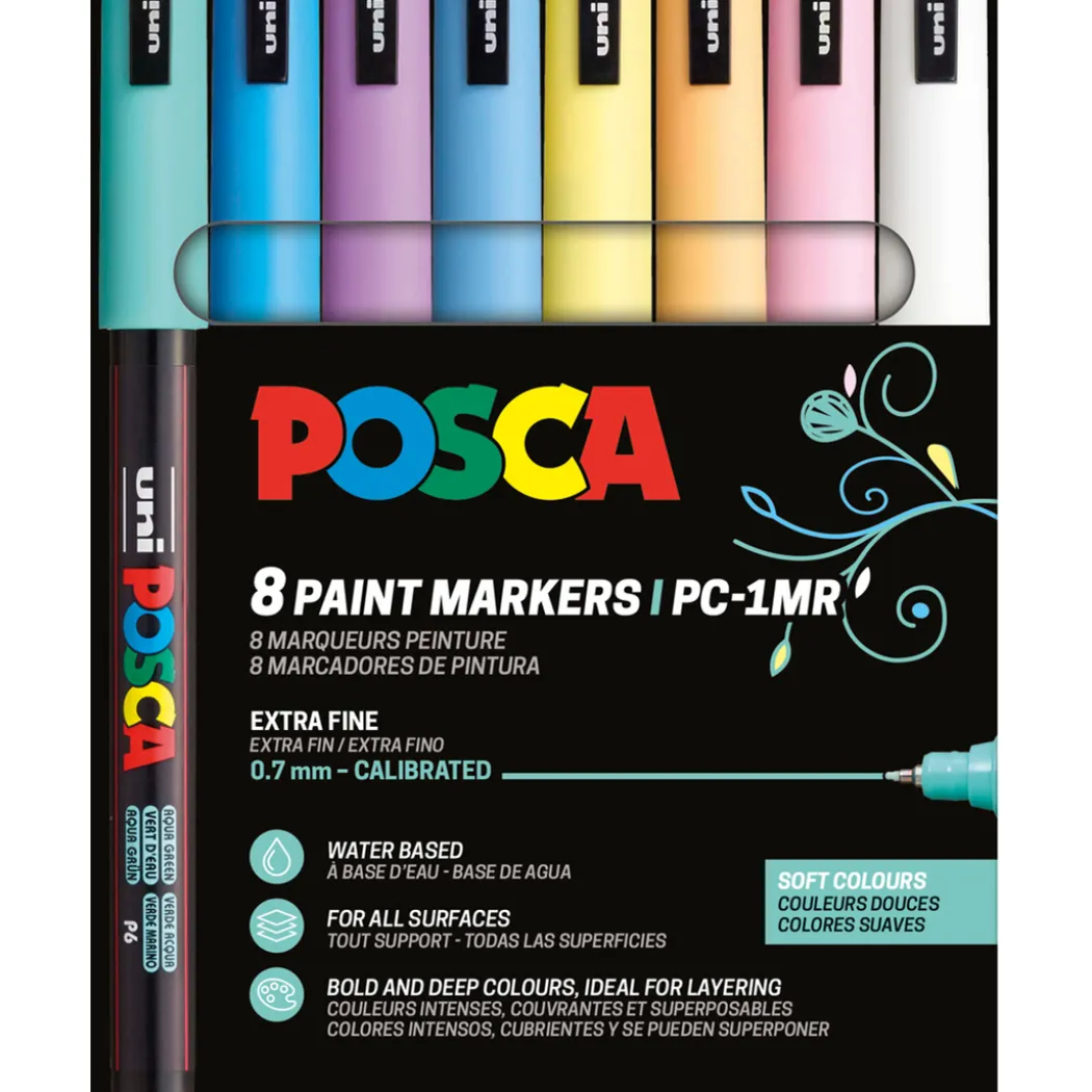 PC-1MR Soft Colours 8-set