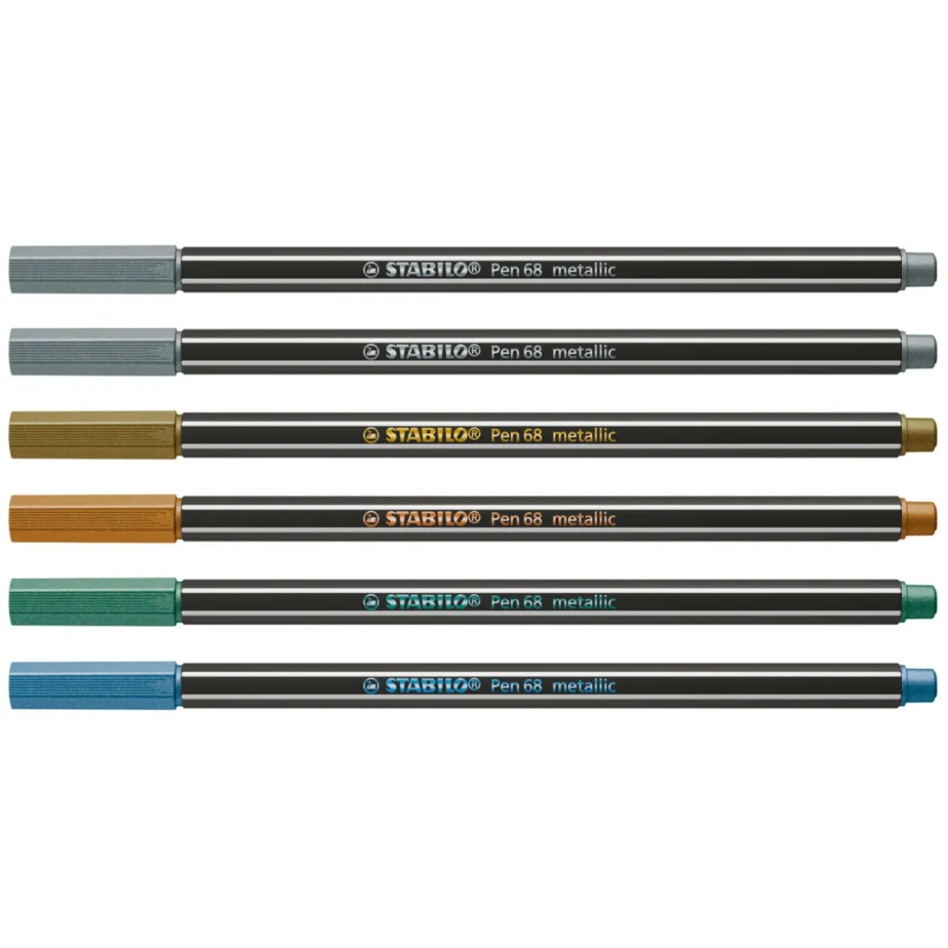 Pen 68 Metallic 6-set