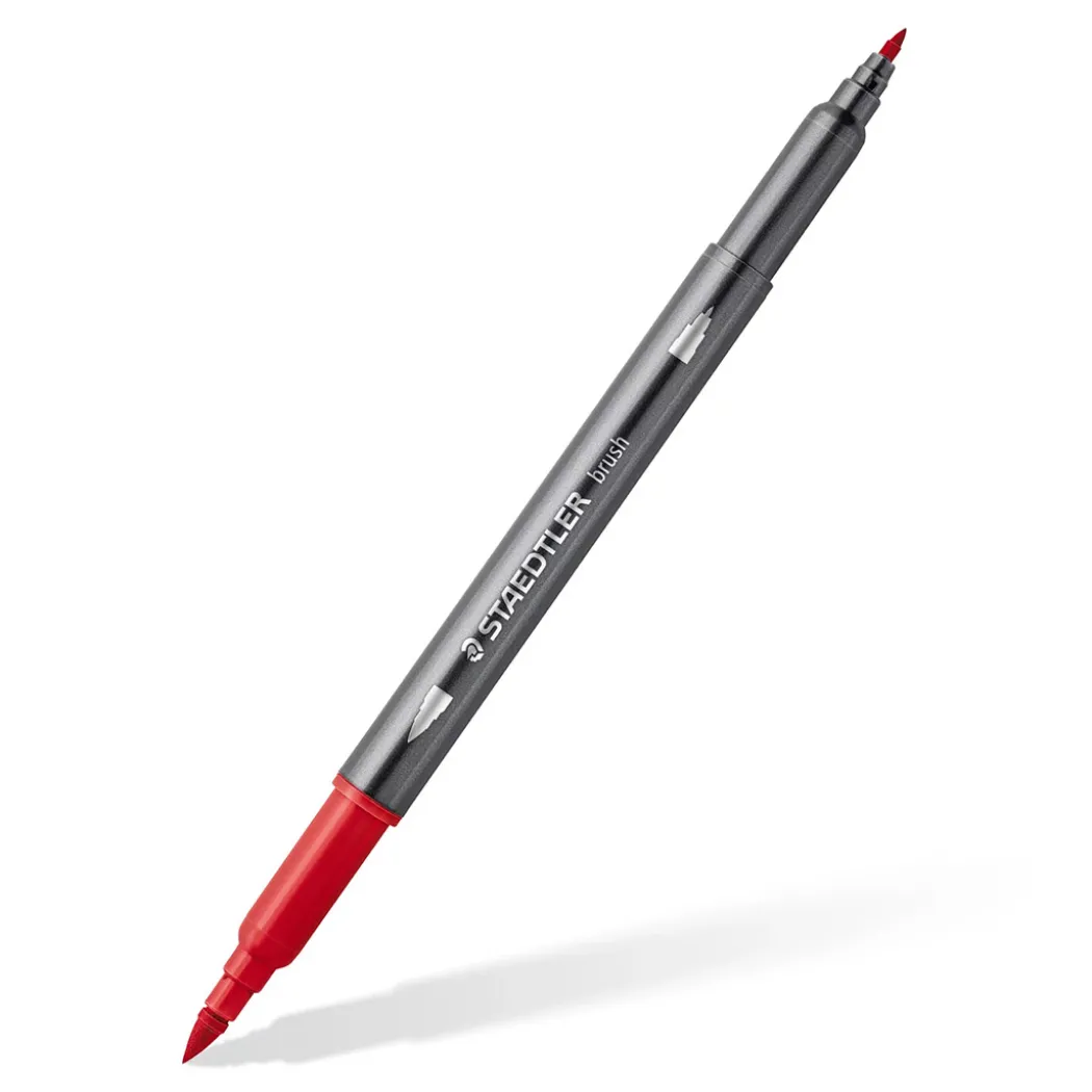 Penselpenna Akvarell Twin-tip 18-set