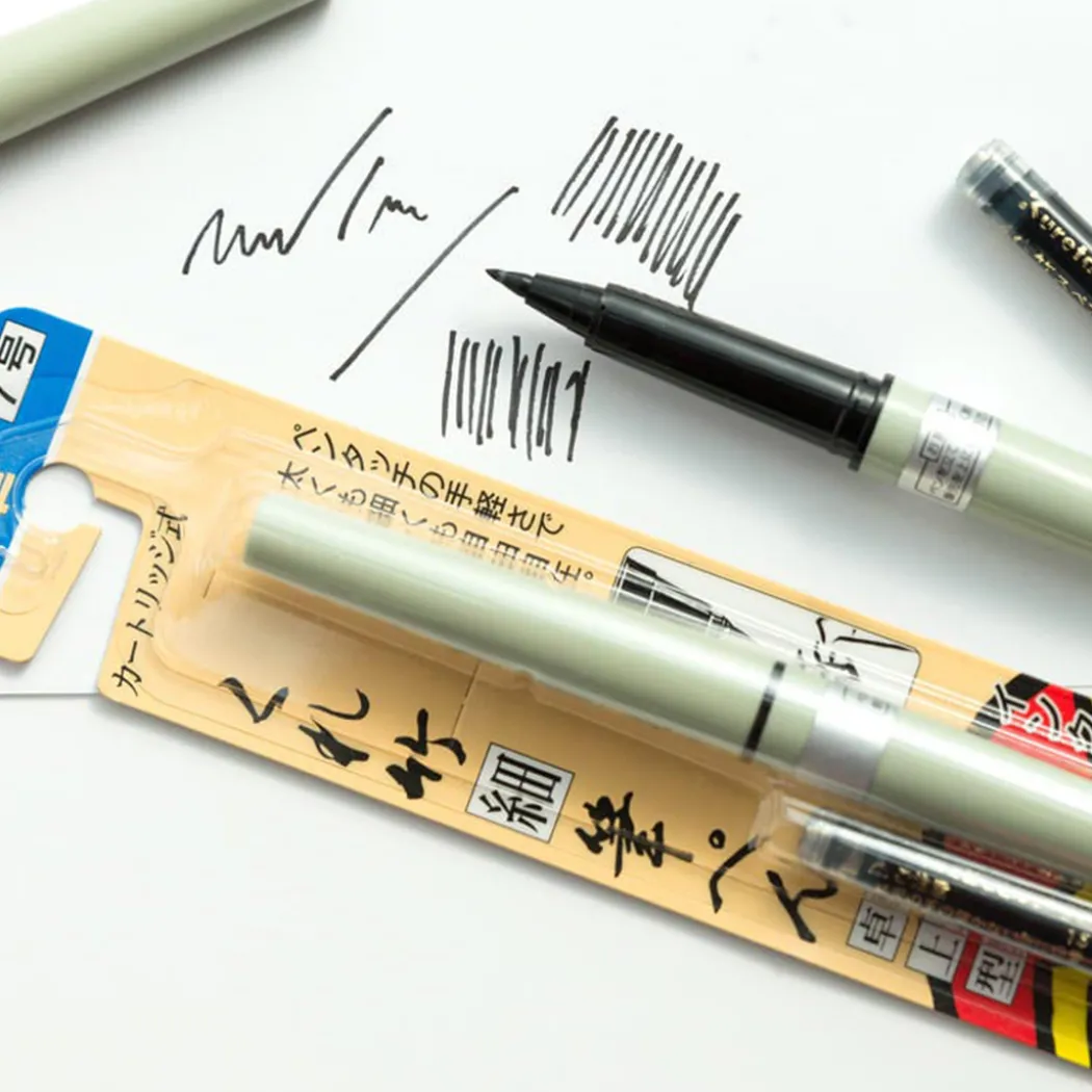 Penselpenna Fude Pen Hoso-Taku No.7