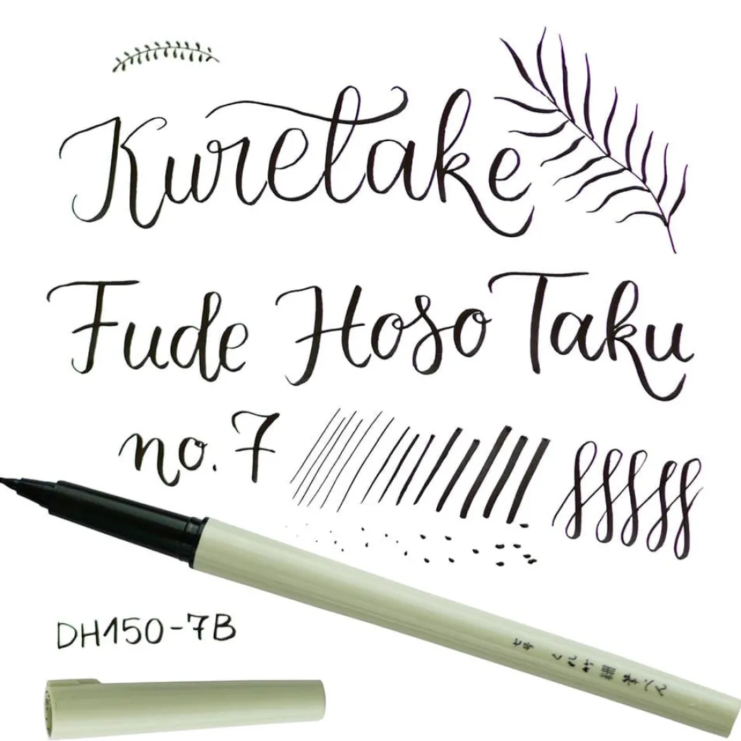 Penselpenna Fude Pen Hoso-Taku No.7