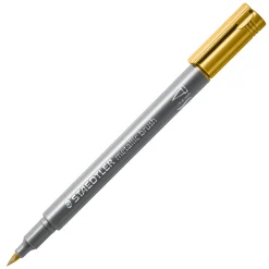 Penselpenna Metallic guld