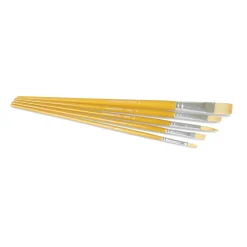 Penslar Rund/platt spets 5-set Olja