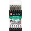 Pigma Brush 6-set Basic Colours