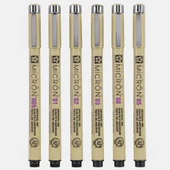 Pigma Micron Fineliner 6-set