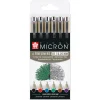 Pigma Micron Fineliner 6-set 01 Basic Colours