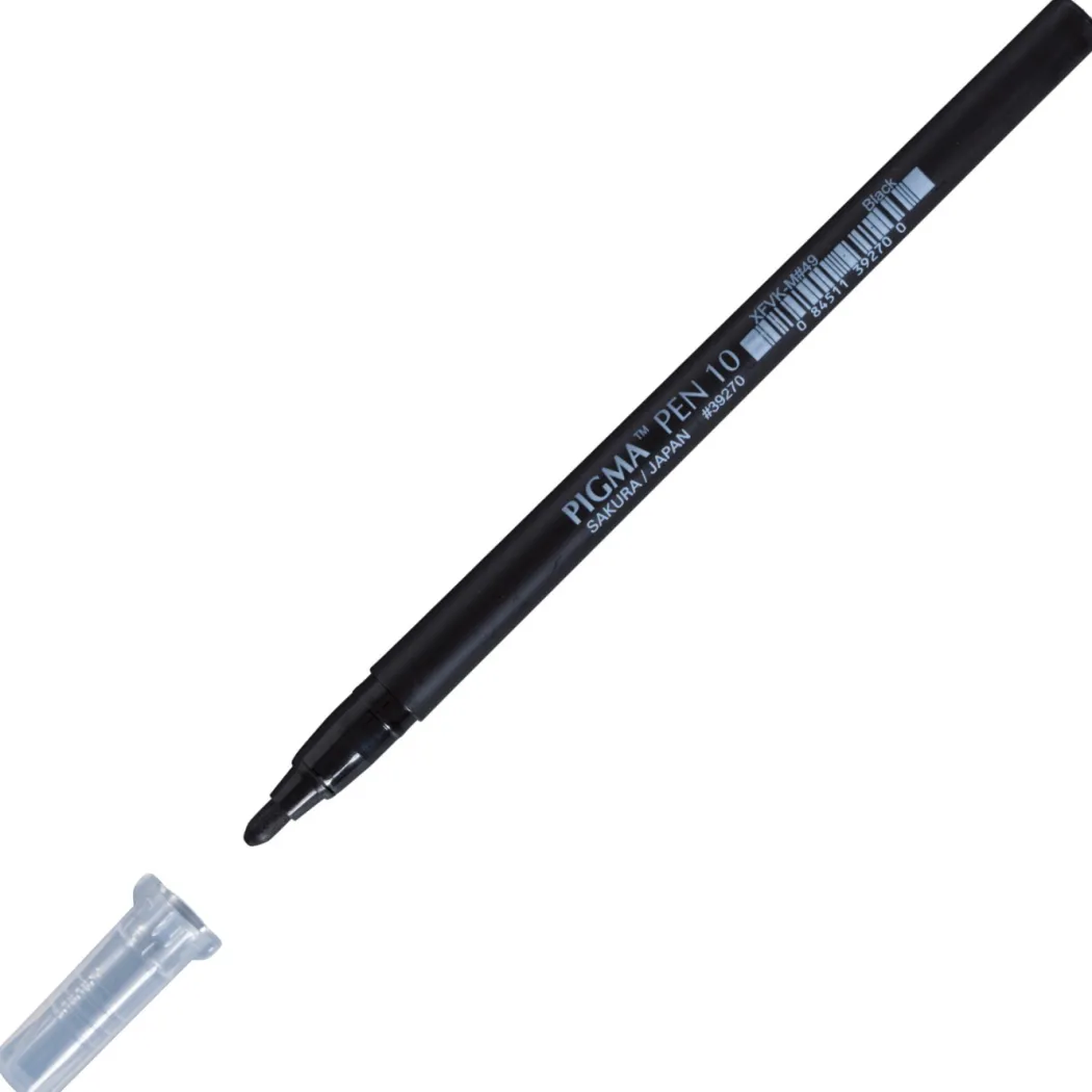 Pigma Pen Black 10 0.7mm