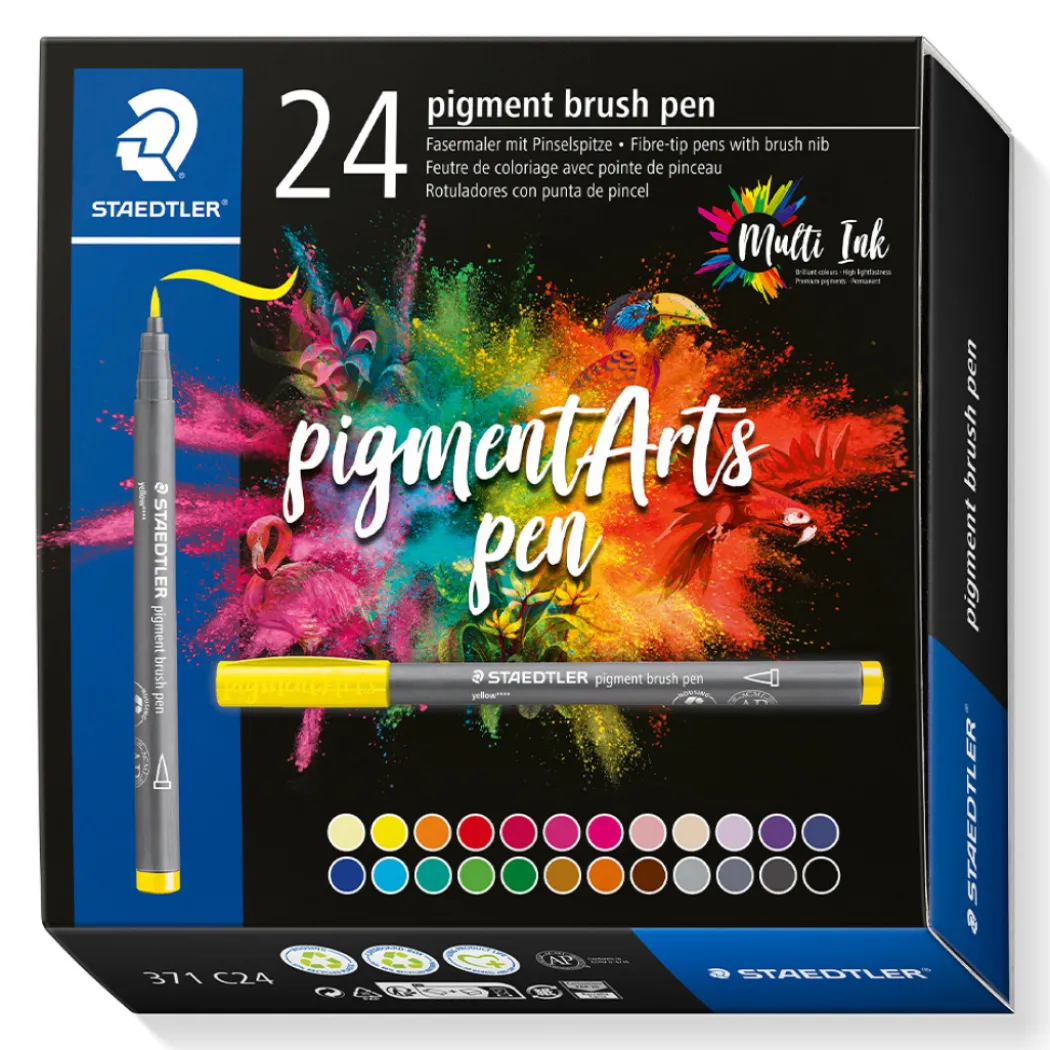 Pigment Arts Brush Pen 24-set