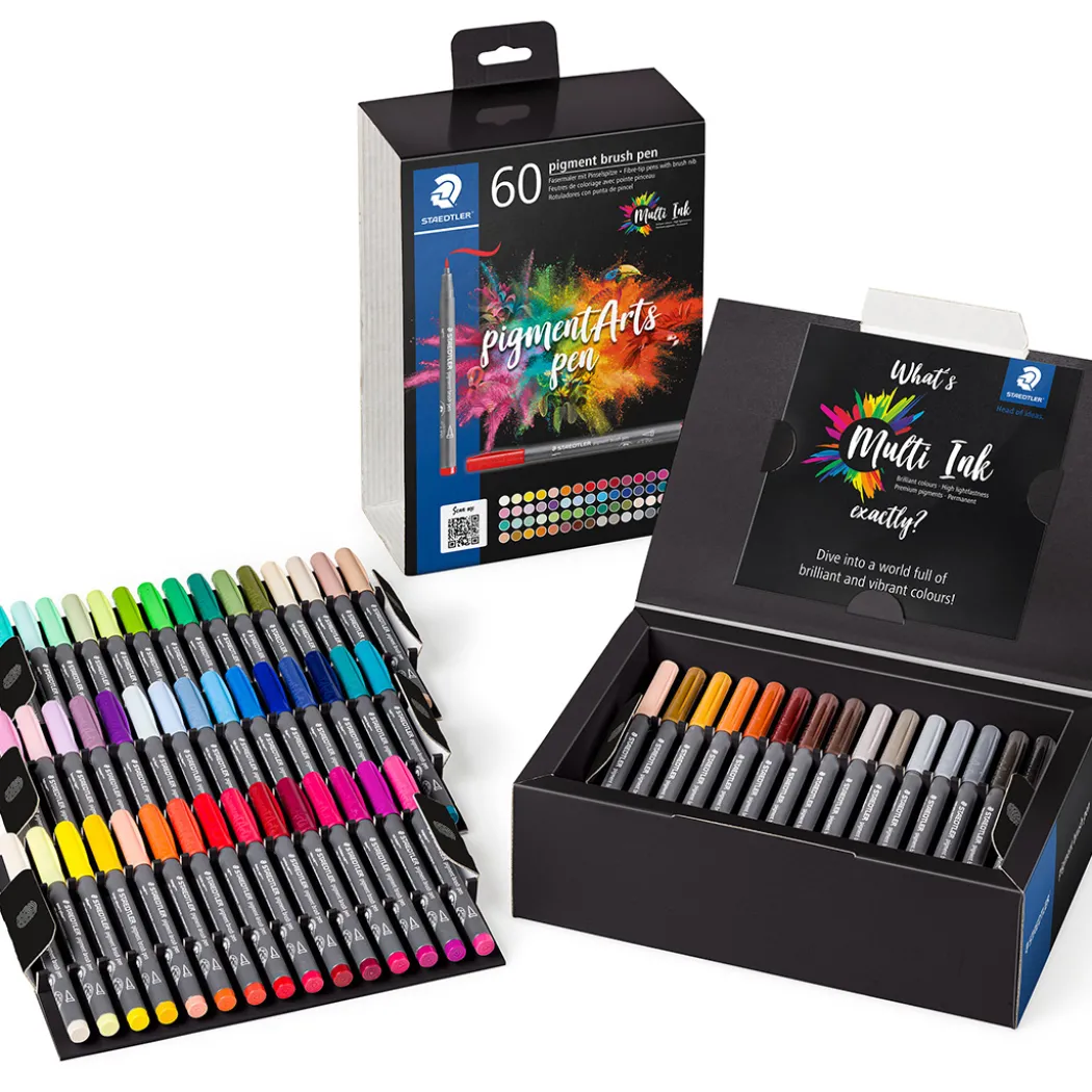 Pigment Arts Brush Pen 60-set