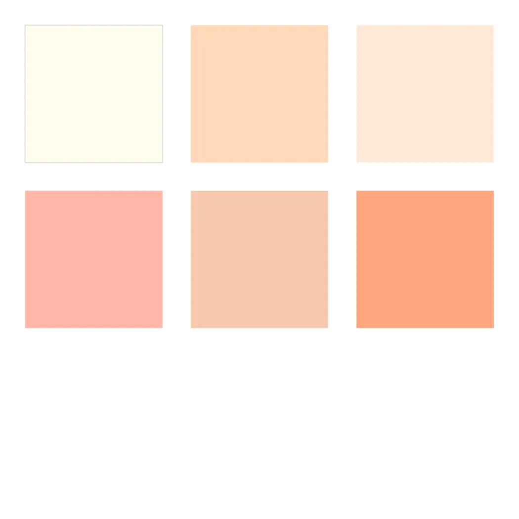 Pigment Arts Brush Pen 6-set Beige/Natural