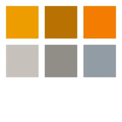 Pigment Arts Brush Pen 6-set Grey/Caramel