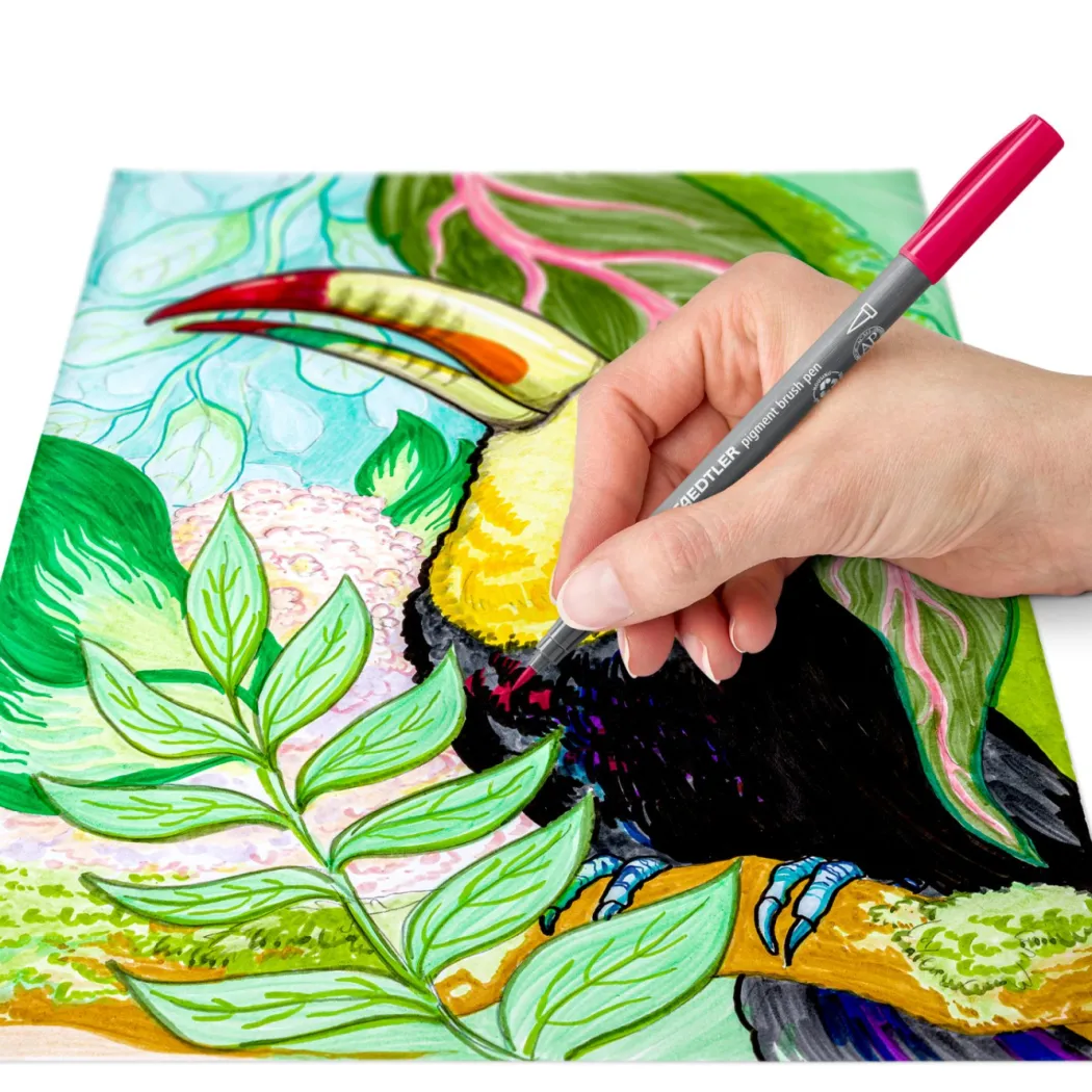 Pigment Arts Brush Pen 12-set Nature