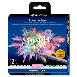 Pigment Arts Brush Pen 12-set Pastel