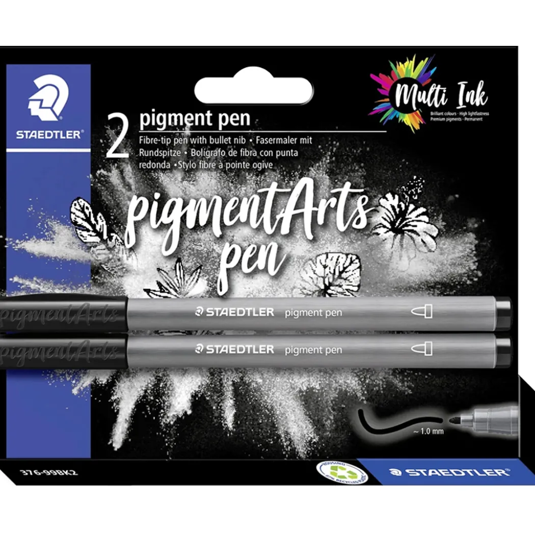 Pigment Arts Pen Svart 2-pack
