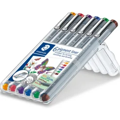 Pigment Liner Color 0.5 mm 6-set