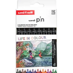 Pin Fine Line Colours 8-set