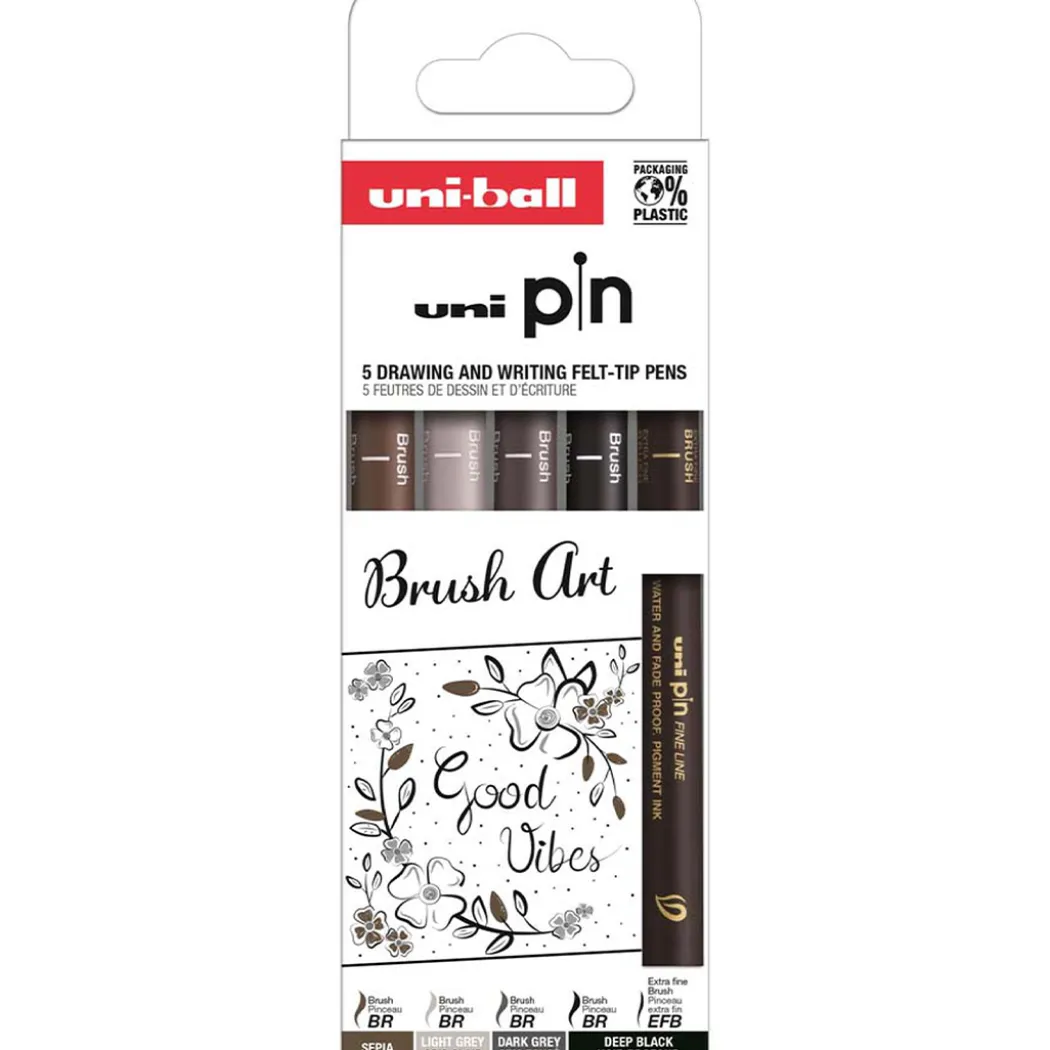 Pin Fine Line 5-set Brush Art