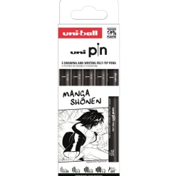 Pin Fine Line 5-set Manga Shonen