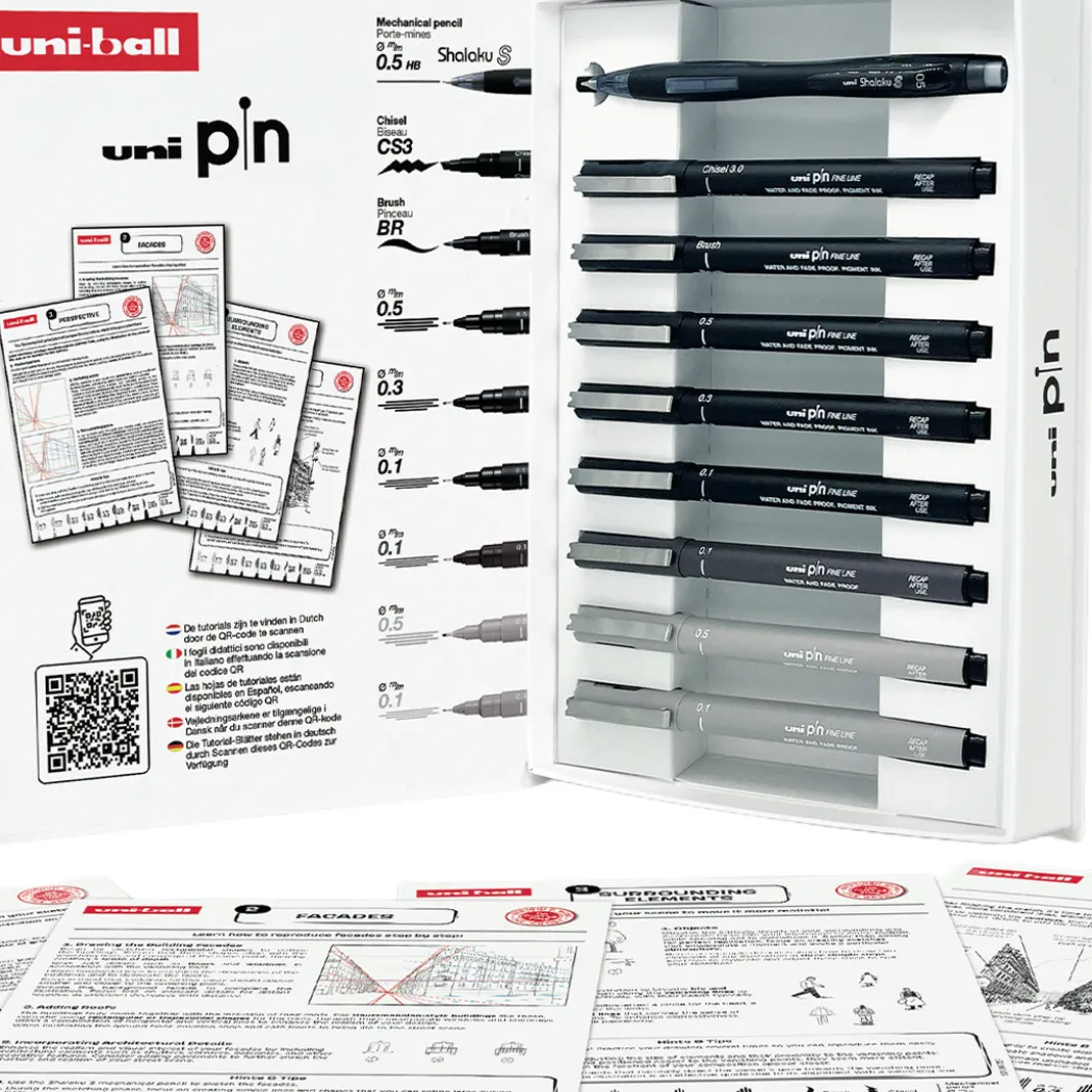 Pin Fine Line Urban Sketching Set