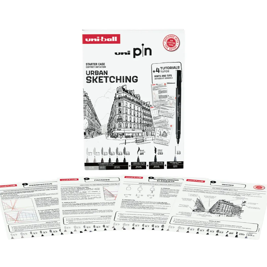 Pin Fine Line Urban Sketching Set