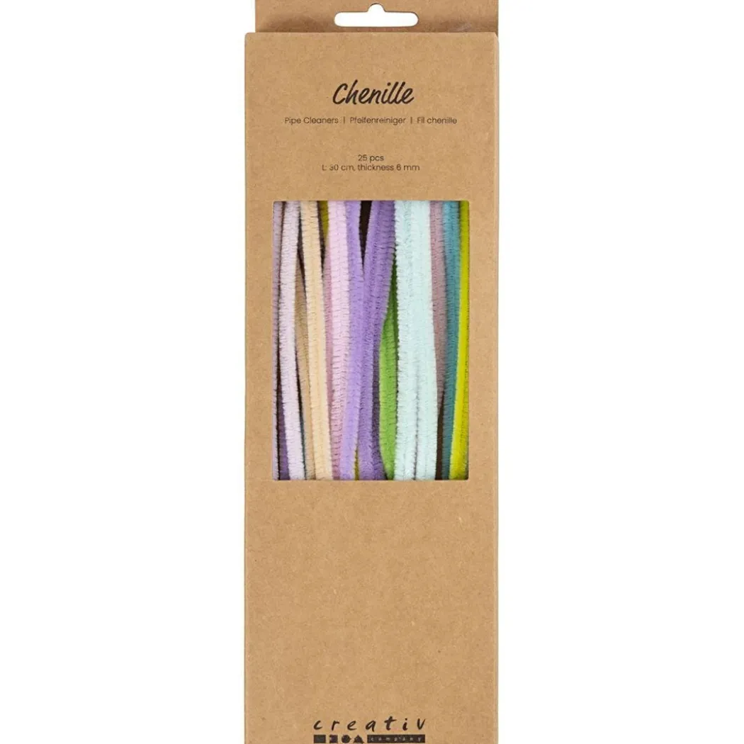 Piprensare 30 cm 25-pack Pastellfärger