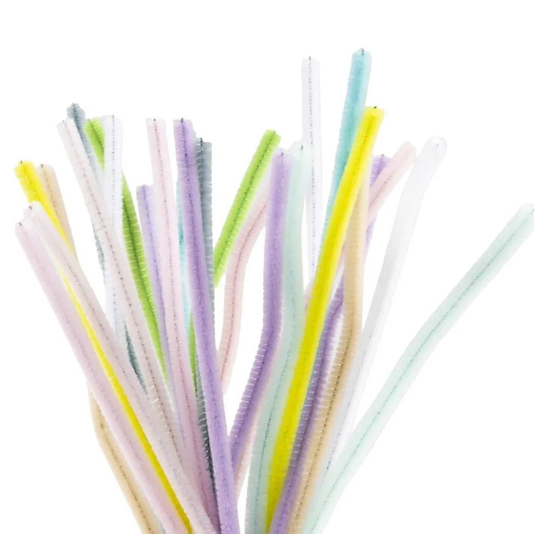 Piprensare 30 cm 25-pack Pastellfärger