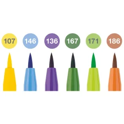 PITT Artist Brush 6-pack Summer