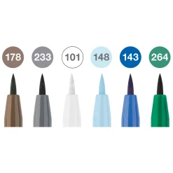 PITT Artist Brush 6-pack Winter