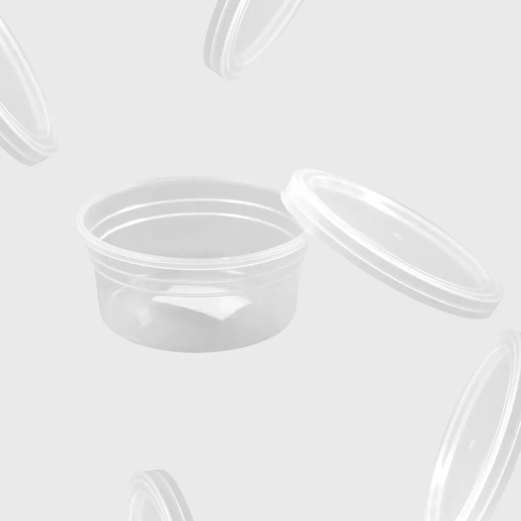 Plastburk med lock 125ml 20-pack