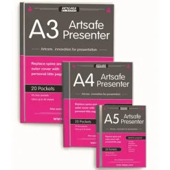 Plastfickor ArtSafe A5